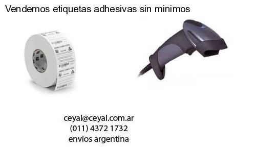 Vendemos etiquetas adhesivas sin minimos