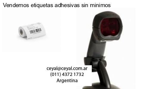 Vendemos etiquetas adhesivas sin minimos