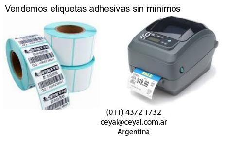 Vendemos etiquetas adhesivas sin minimos