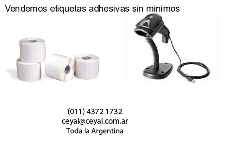 Vendemos etiquetas adhesivas sin minimos