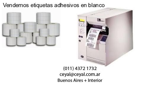 Vendemos etiquetas adhesivos en blanco
