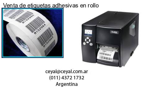 Venta de etiquetas adhesivas en rollo