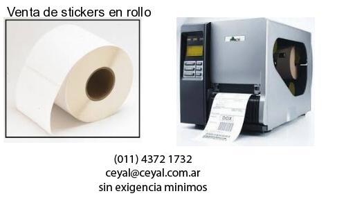 Venta de stickers en rollo