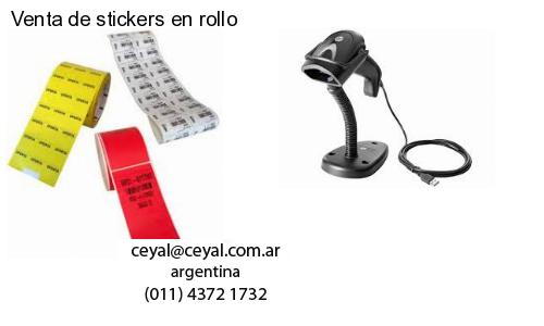 Venta de stickers en rollo
