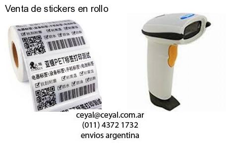 Venta de stickers en rollo