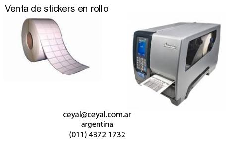 Venta de stickers en rollo