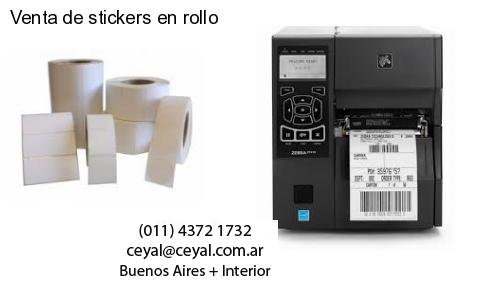 Venta de stickers en rollo