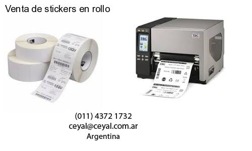 Venta de stickers en rollo