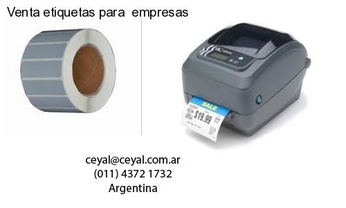 Venta etiquetas para empresas
