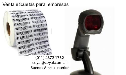 Venta etiquetas para empresas