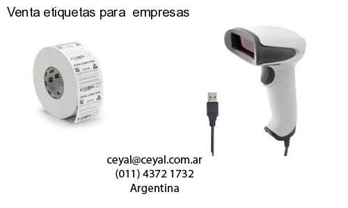 Venta etiquetas para empresas