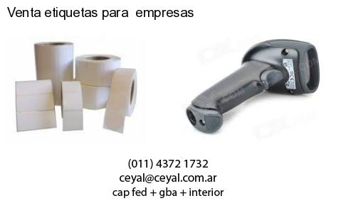 Venta etiquetas para empresas