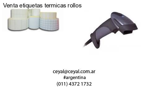 Venta etiquetas termicas rollos