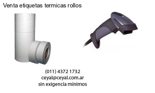 Venta etiquetas termicas rollos