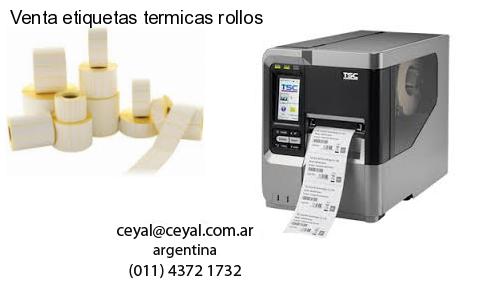 Venta etiquetas termicas rollos
