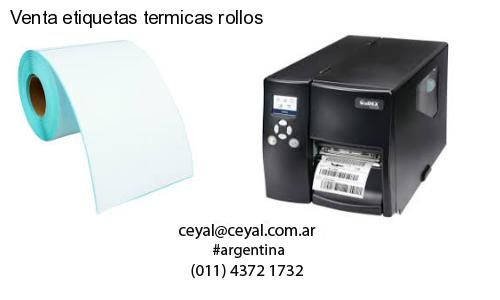 Venta etiquetas termicas rollos