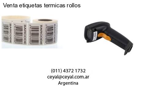 Venta etiquetas termicas rollos