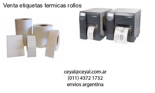 Venta etiquetas termicas rollos