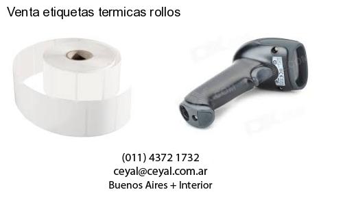 Venta etiquetas termicas rollos