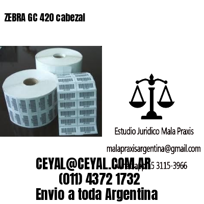 ZEBRA GC 420 cabezal