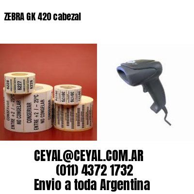 ZEBRA GK 420 cabezal