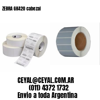 ZEBRA GK420 cabezal