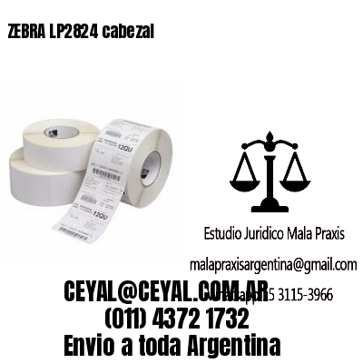 ZEBRA LP2824 cabezal