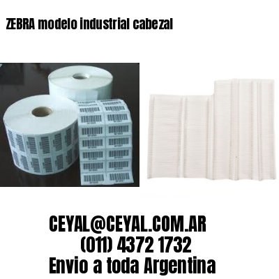 ZEBRA modelo industrial cabezal