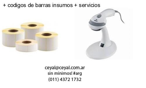   codigos de barras insumos   servicios