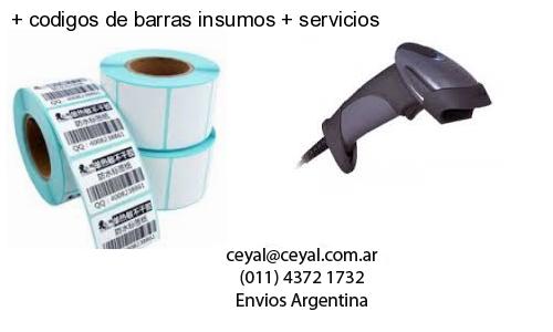 codigos de barras insumos servicios