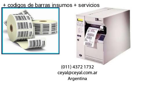 codigos de barras insumos servicios