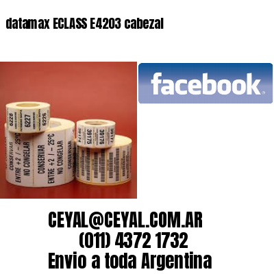 datamax ECLASS E4203 cabezal