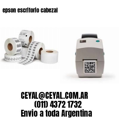 epson escritorio cabezal