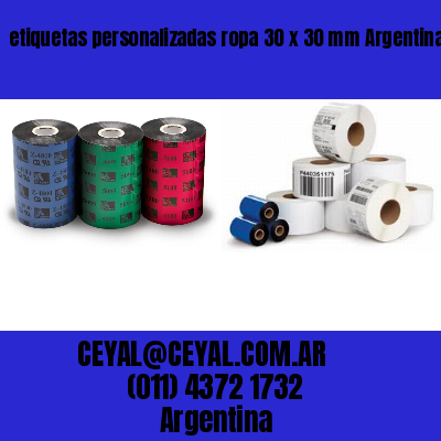 etiquetas personalizadas ropa 30 x 30 mm	Argentina