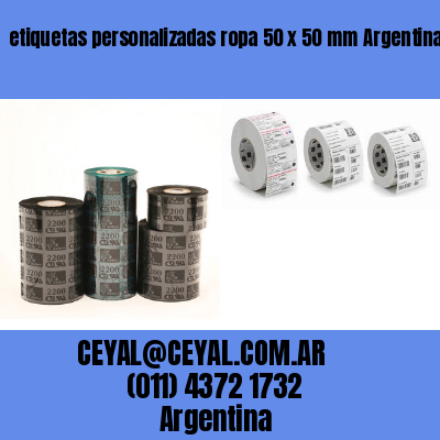 etiquetas personalizadas ropa 50 x 50 mm	Argentina