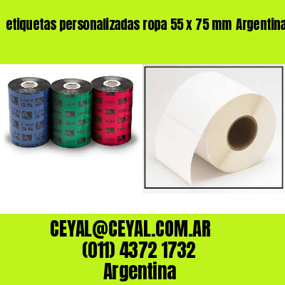 etiquetas personalizadas ropa 55 x 75 mm	Argentina