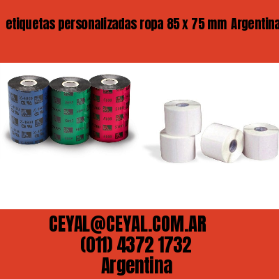 etiquetas personalizadas ropa 85 x 75 mm	Argentina
