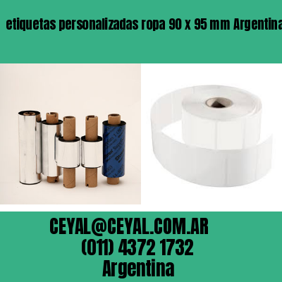 etiquetas personalizadas ropa 90 x 95 mm	Argentina