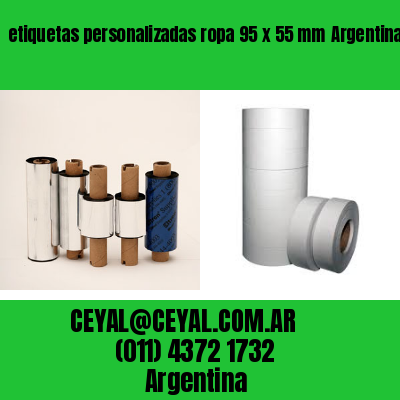 etiquetas personalizadas ropa 95 x 55 mm	Argentina
