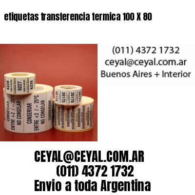 etiquetas transferencia termica 100 X 80