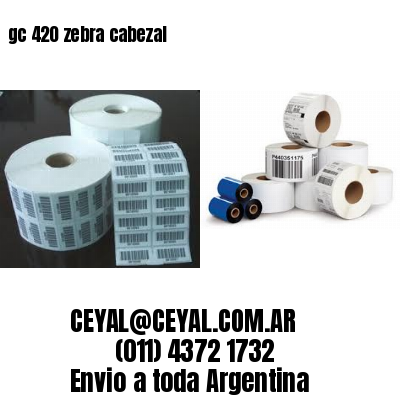 gc 420 zebra cabezal