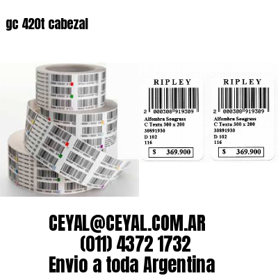 gc 420t cabezal