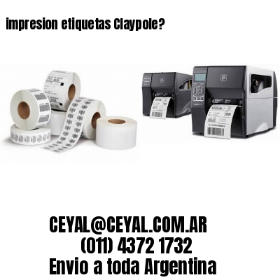 impresion etiquetas Claypole?