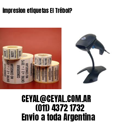 impresion etiquetas El Trébol?