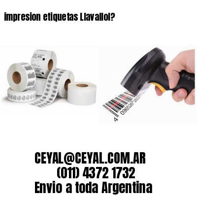 impresion etiquetas Llavallol?