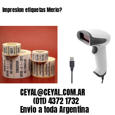 impresion etiquetas Merlo?