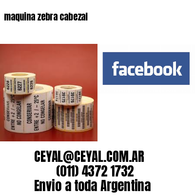 maquina zebra cabezal