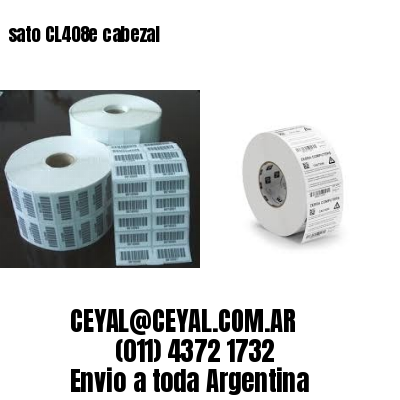sato CL408e cabezal