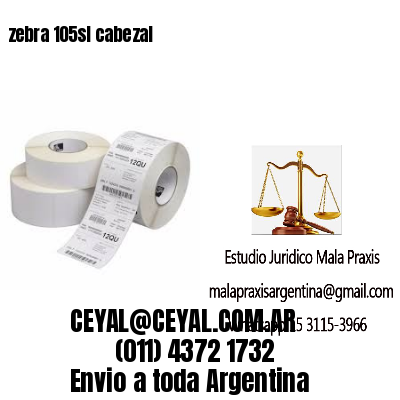 zebra 105sl cabezal