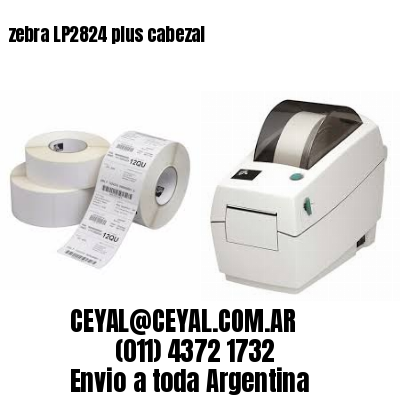 zebra LP2824 plus cabezal
